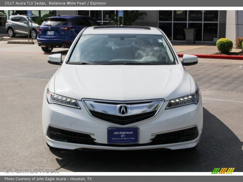 Bellanova White Pearl / Espresso 2017 Acura TLX Sedan