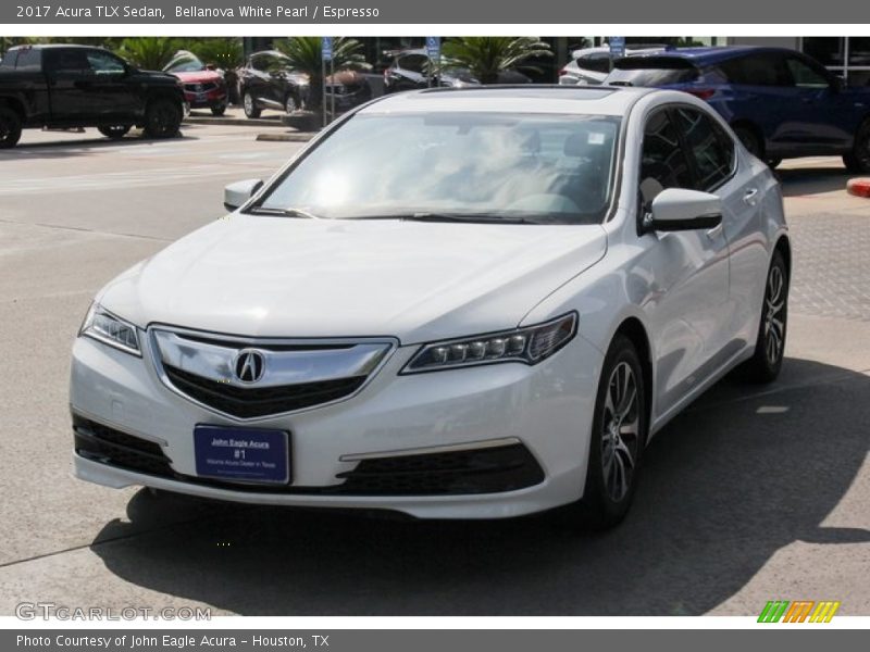Bellanova White Pearl / Espresso 2017 Acura TLX Sedan