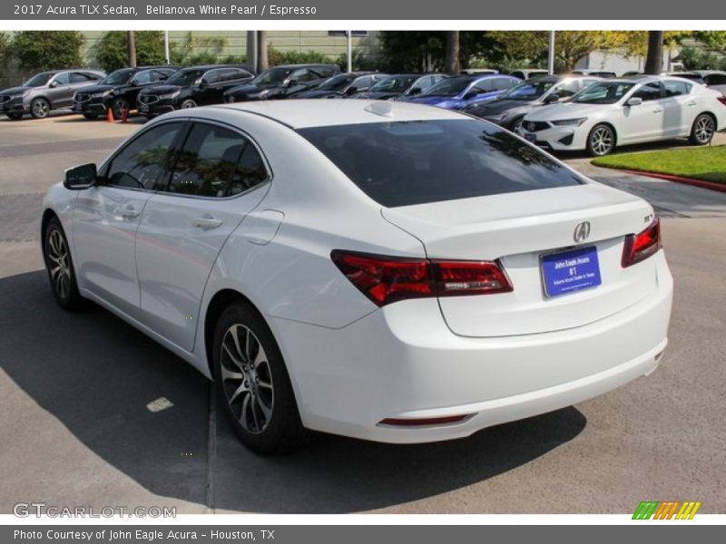 Bellanova White Pearl / Espresso 2017 Acura TLX Sedan
