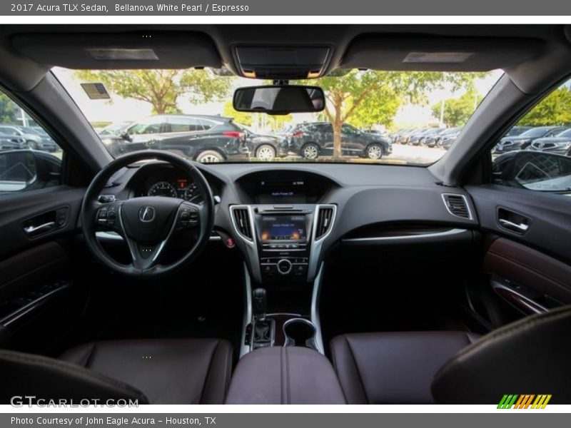 Bellanova White Pearl / Espresso 2017 Acura TLX Sedan
