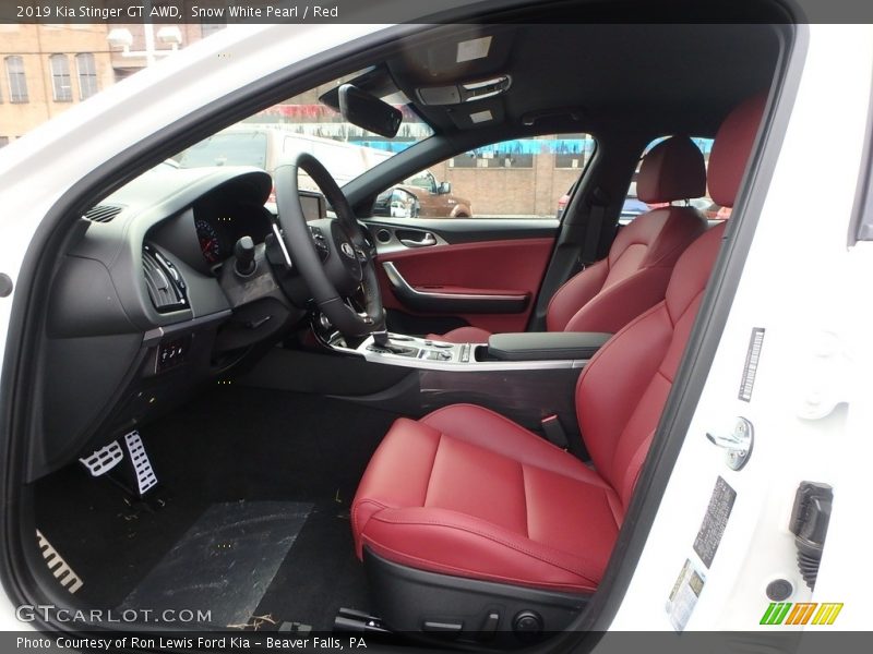  2019 Stinger GT AWD Red Interior