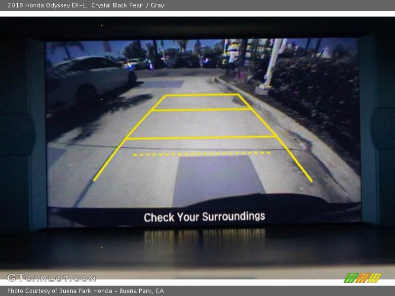 Crystal Black Pearl / Gray 2016 Honda Odyssey EX-L