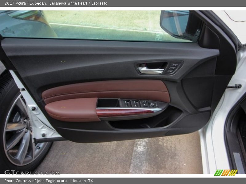 Bellanova White Pearl / Espresso 2017 Acura TLX Sedan
