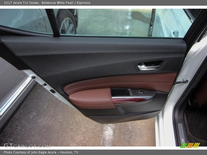 Bellanova White Pearl / Espresso 2017 Acura TLX Sedan