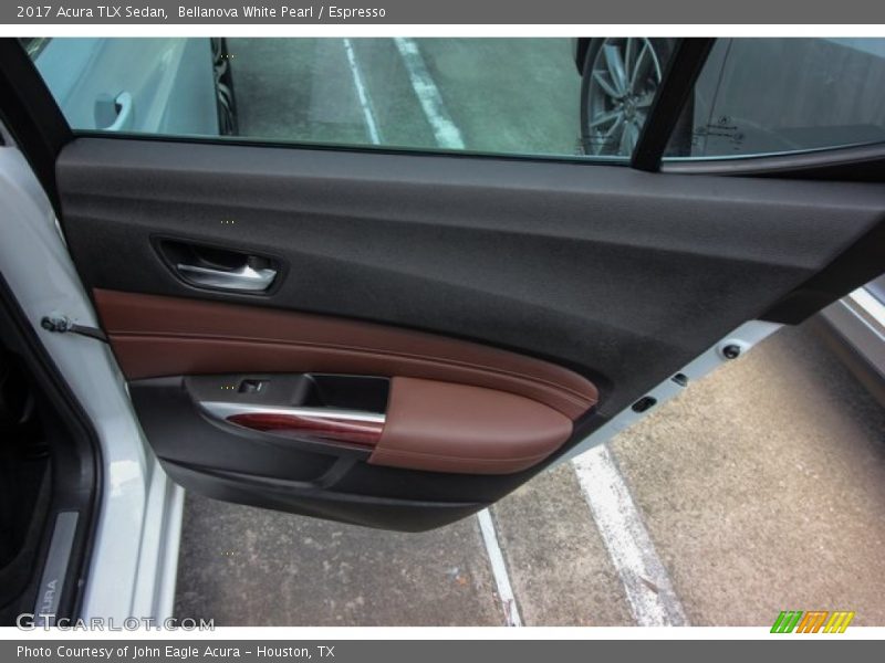 Bellanova White Pearl / Espresso 2017 Acura TLX Sedan