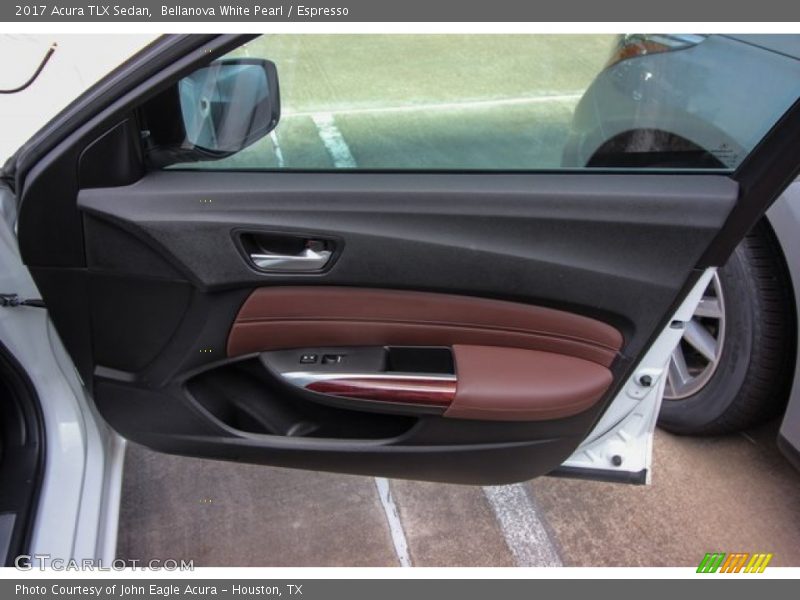 Bellanova White Pearl / Espresso 2017 Acura TLX Sedan