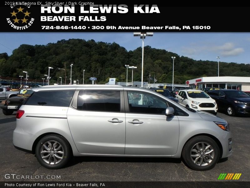 Silky Silver / Dark Graphite 2019 Kia Sedona EX