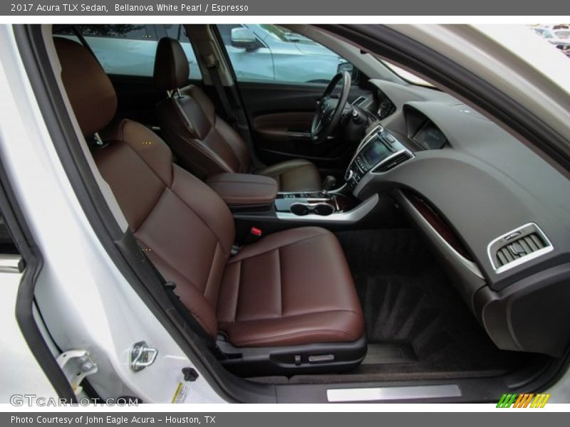 Bellanova White Pearl / Espresso 2017 Acura TLX Sedan
