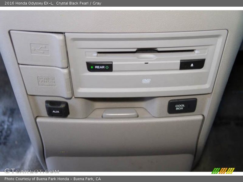 Crystal Black Pearl / Gray 2016 Honda Odyssey EX-L