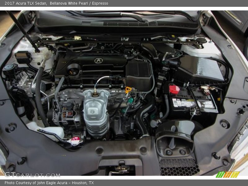 Bellanova White Pearl / Espresso 2017 Acura TLX Sedan