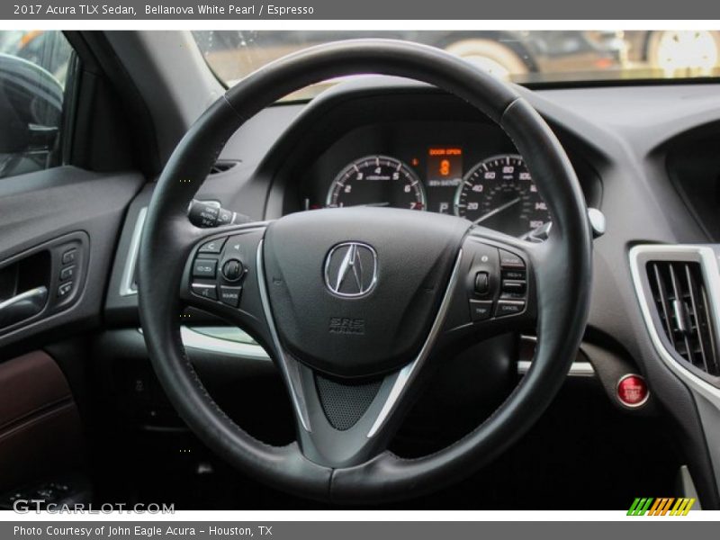 Bellanova White Pearl / Espresso 2017 Acura TLX Sedan