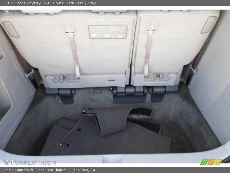 Crystal Black Pearl / Gray 2016 Honda Odyssey EX-L