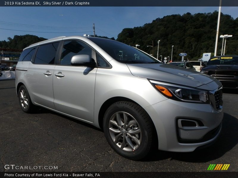 Silky Silver / Dark Graphite 2019 Kia Sedona EX