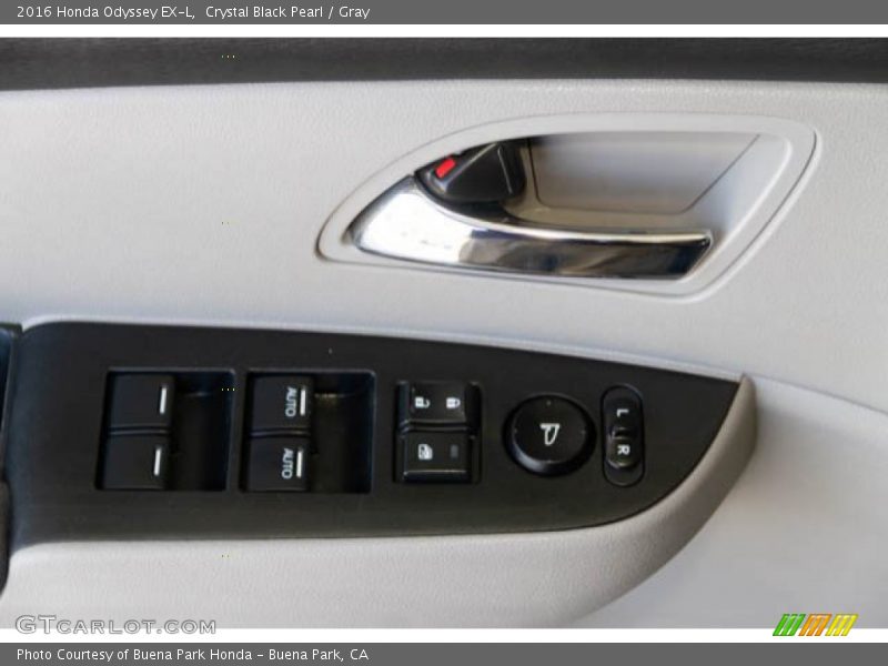 Crystal Black Pearl / Gray 2016 Honda Odyssey EX-L