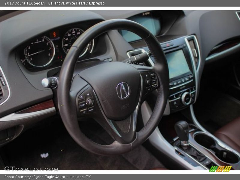 Bellanova White Pearl / Espresso 2017 Acura TLX Sedan