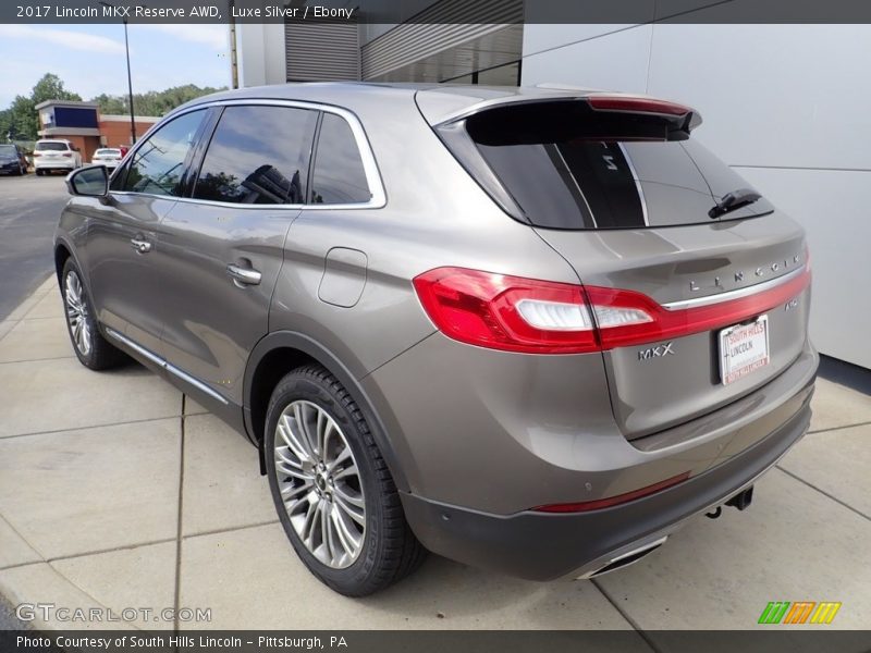 Luxe Silver / Ebony 2017 Lincoln MKX Reserve AWD