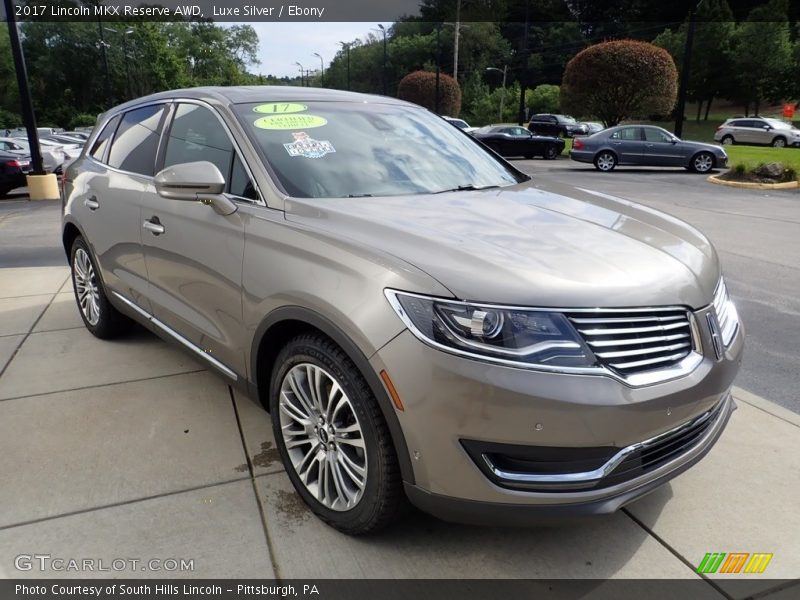 Luxe Silver / Ebony 2017 Lincoln MKX Reserve AWD