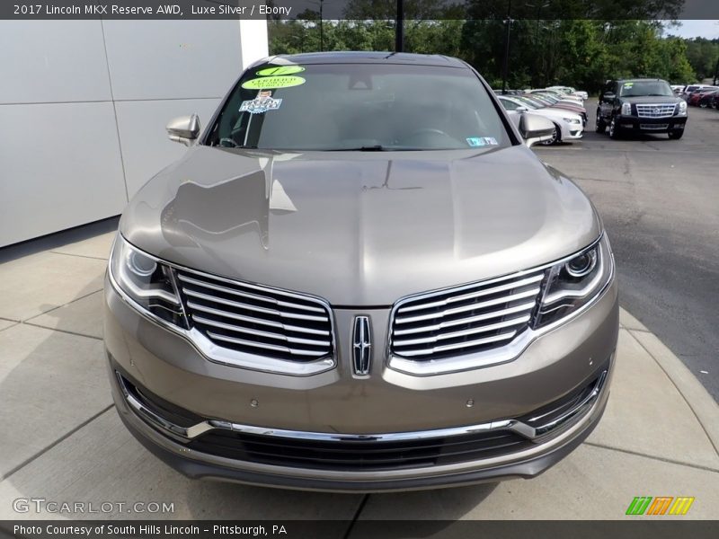 Luxe Silver / Ebony 2017 Lincoln MKX Reserve AWD