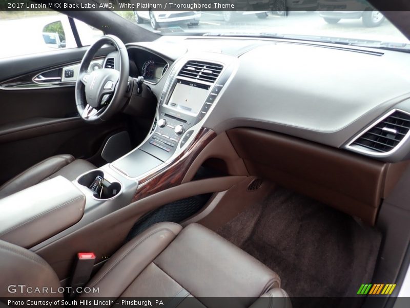 White Platinum / Thoroughbred Theme 2017 Lincoln MKX Black Label AWD