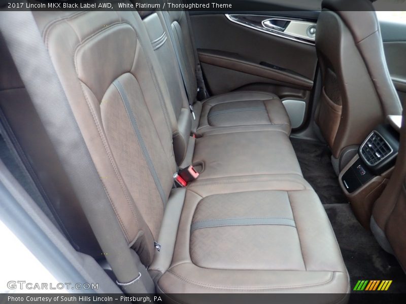 White Platinum / Thoroughbred Theme 2017 Lincoln MKX Black Label AWD