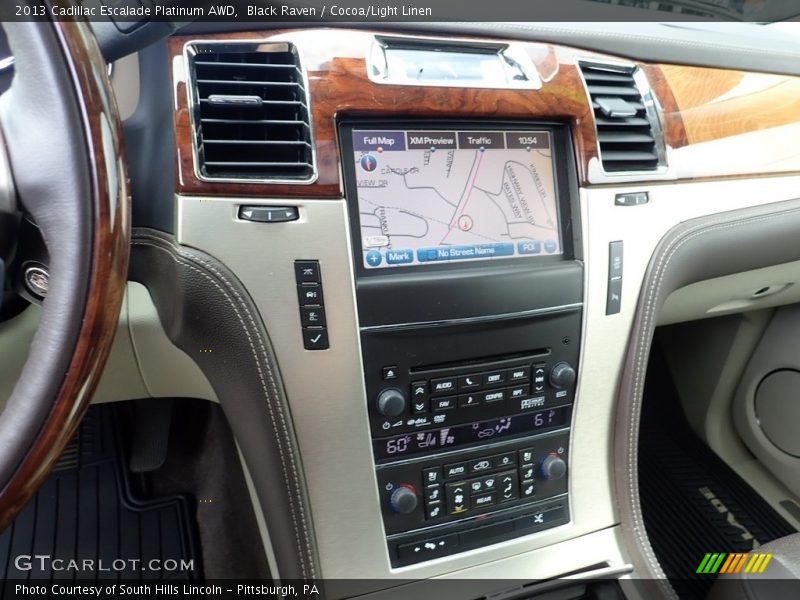 Black Raven / Cocoa/Light Linen 2013 Cadillac Escalade Platinum AWD