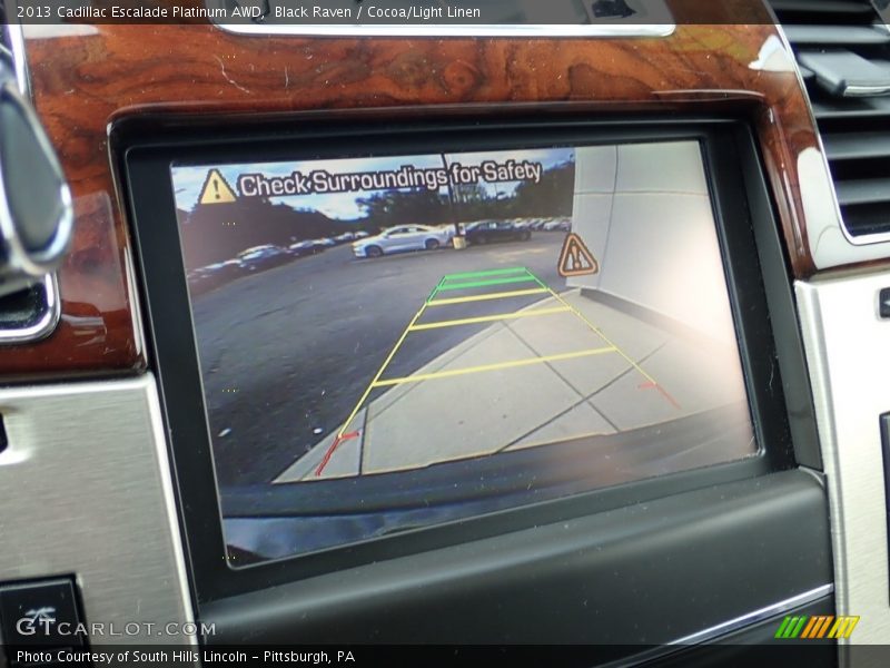 Black Raven / Cocoa/Light Linen 2013 Cadillac Escalade Platinum AWD