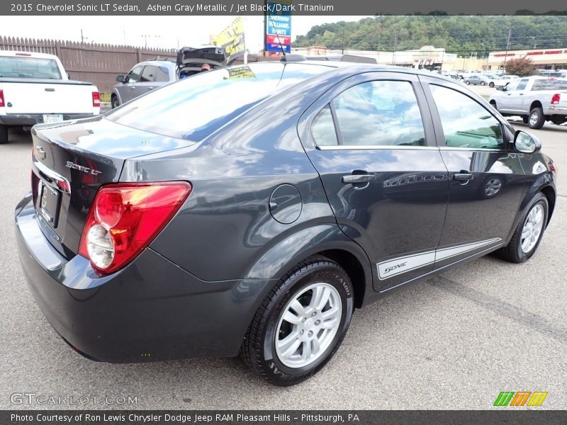 Ashen Gray Metallic / Jet Black/Dark Titanium 2015 Chevrolet Sonic LT Sedan