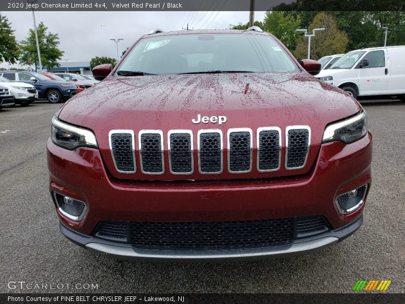 Velvet Red Pearl / Black 2020 Jeep Cherokee Limited 4x4