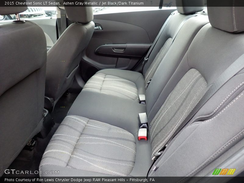 Ashen Gray Metallic / Jet Black/Dark Titanium 2015 Chevrolet Sonic LT Sedan