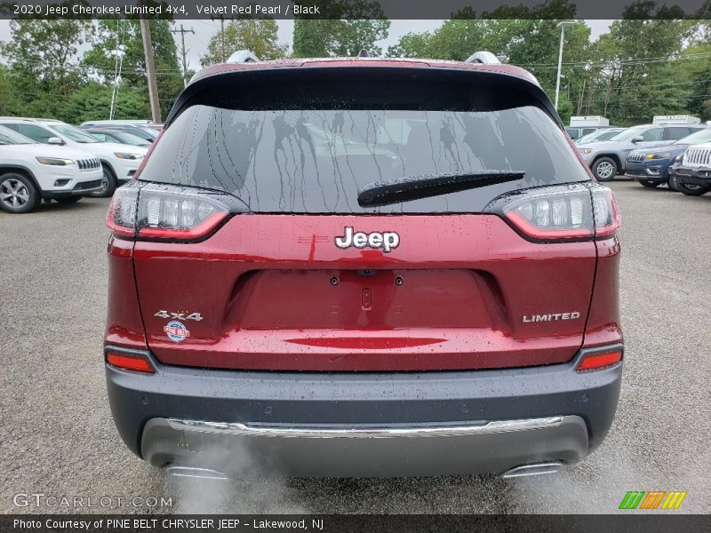 Velvet Red Pearl / Black 2020 Jeep Cherokee Limited 4x4