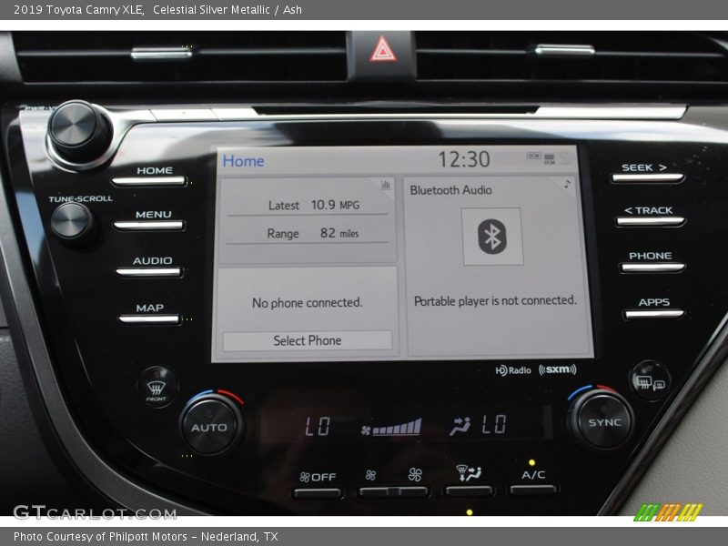 Celestial Silver Metallic / Ash 2019 Toyota Camry XLE