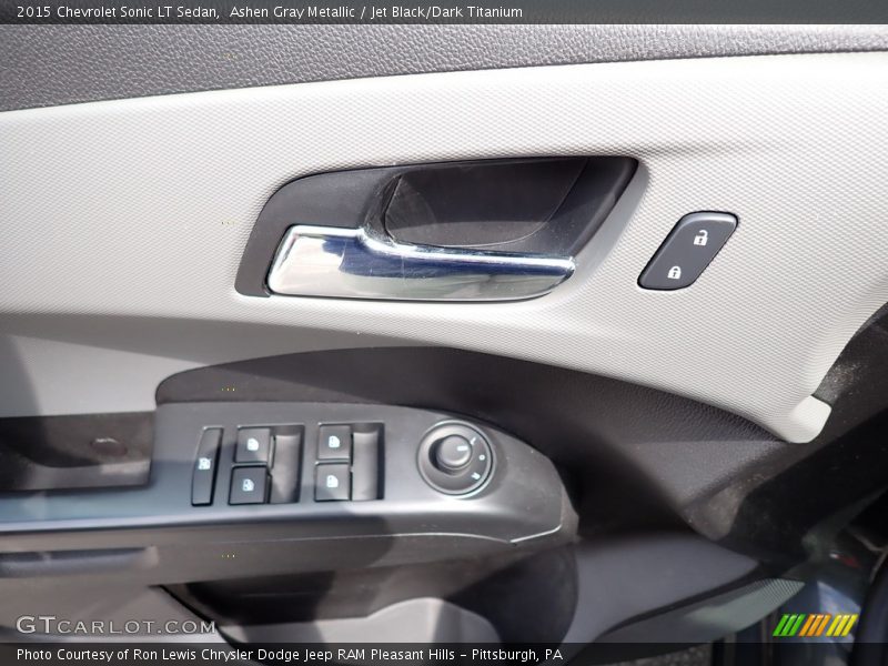 Ashen Gray Metallic / Jet Black/Dark Titanium 2015 Chevrolet Sonic LT Sedan