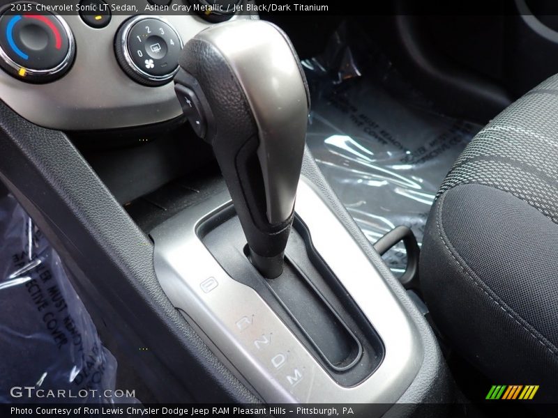 Ashen Gray Metallic / Jet Black/Dark Titanium 2015 Chevrolet Sonic LT Sedan
