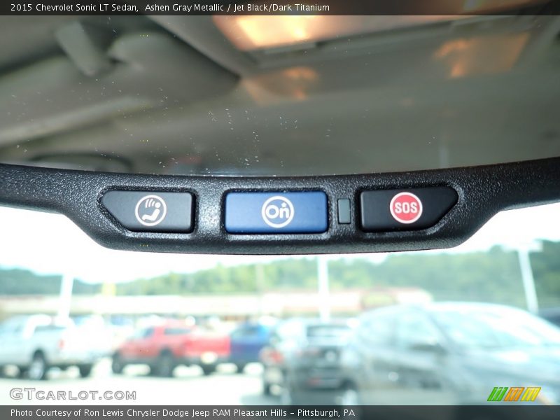 Ashen Gray Metallic / Jet Black/Dark Titanium 2015 Chevrolet Sonic LT Sedan