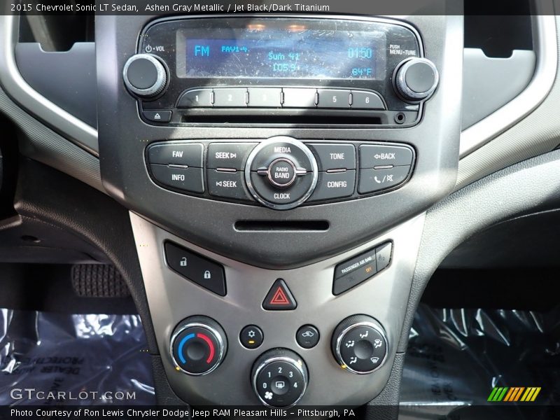 Ashen Gray Metallic / Jet Black/Dark Titanium 2015 Chevrolet Sonic LT Sedan