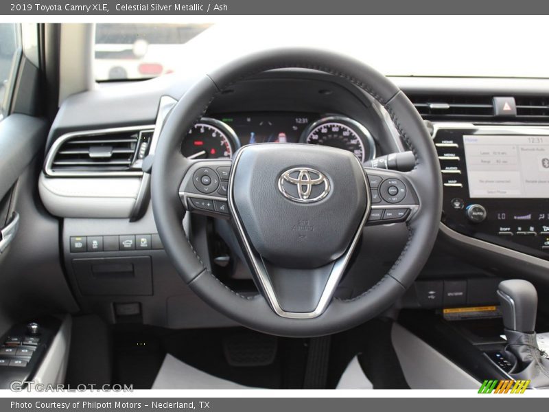 Celestial Silver Metallic / Ash 2019 Toyota Camry XLE
