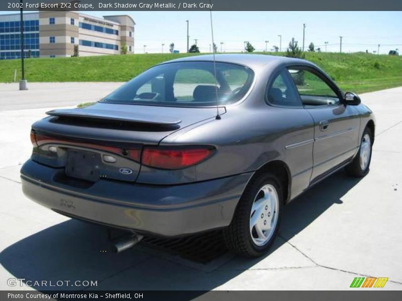 Dark Shadow Gray Metallic / Dark Gray 2002 Ford Escort ZX2 Coupe