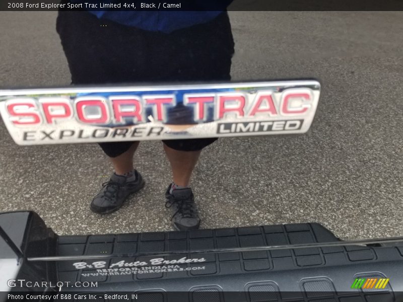 Black / Camel 2008 Ford Explorer Sport Trac Limited 4x4