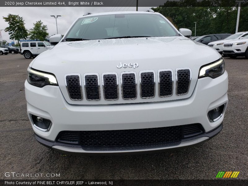 Bright White / Black 2020 Jeep Cherokee Limited 4x4