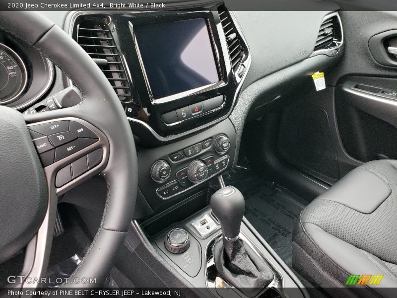Bright White / Black 2020 Jeep Cherokee Limited 4x4