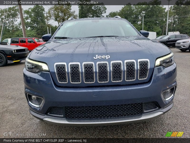 Blue Shade Pearl / Ski Gray/Black 2020 Jeep Cherokee Limited 4x4