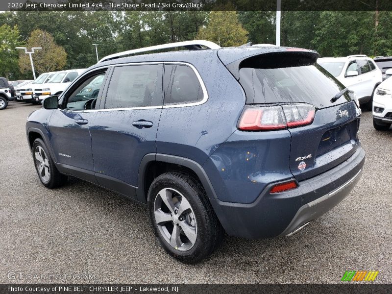 Blue Shade Pearl / Ski Gray/Black 2020 Jeep Cherokee Limited 4x4