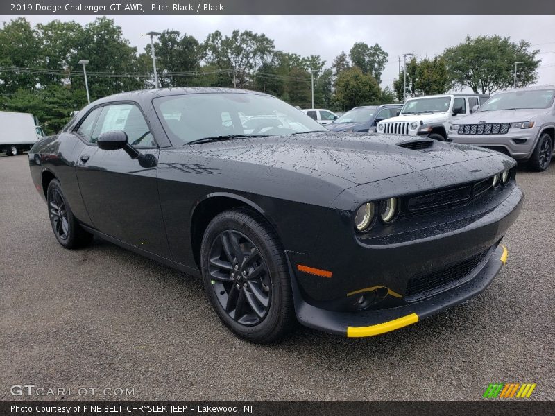 Pitch Black / Black 2019 Dodge Challenger GT AWD