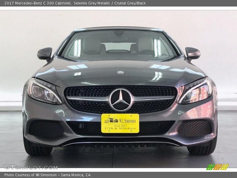 Selenite Grey Metallic / Crystal Grey/Black 2017 Mercedes-Benz C 300 Cabriolet