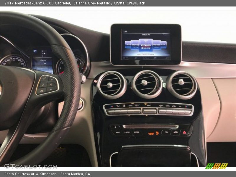 Selenite Grey Metallic / Crystal Grey/Black 2017 Mercedes-Benz C 300 Cabriolet
