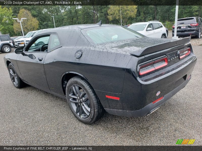 Pitch Black / Black 2019 Dodge Challenger GT AWD