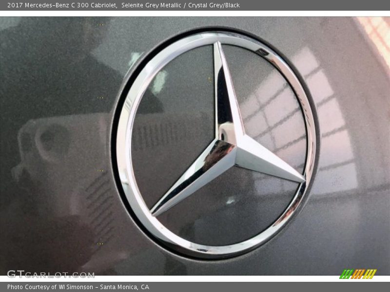 Selenite Grey Metallic / Crystal Grey/Black 2017 Mercedes-Benz C 300 Cabriolet