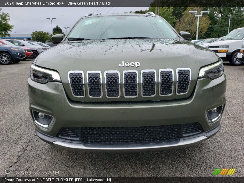 Olive Green Pearl / Black 2020 Jeep Cherokee Limited 4x4