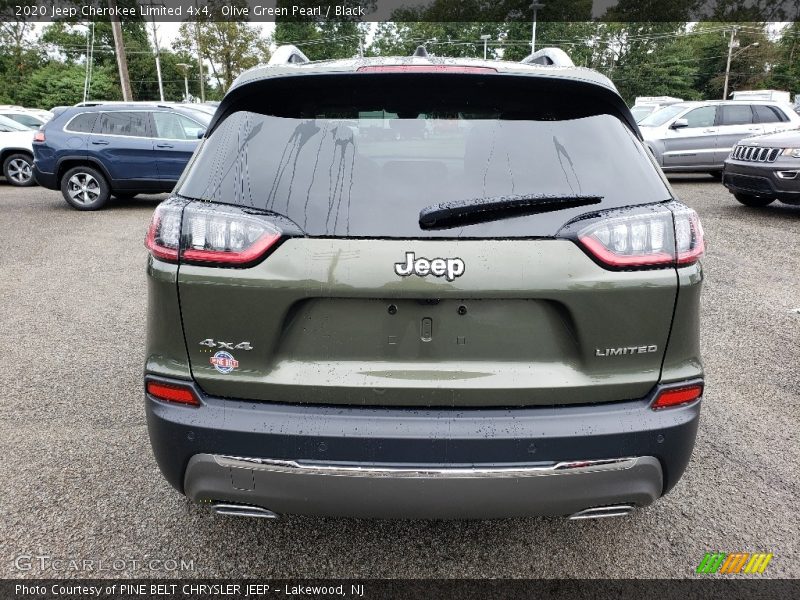 Olive Green Pearl / Black 2020 Jeep Cherokee Limited 4x4
