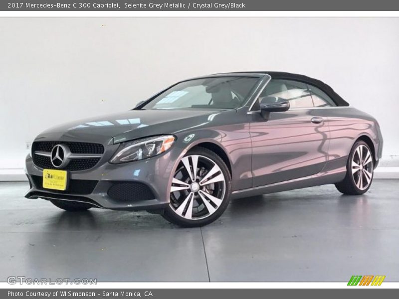 Selenite Grey Metallic / Crystal Grey/Black 2017 Mercedes-Benz C 300 Cabriolet